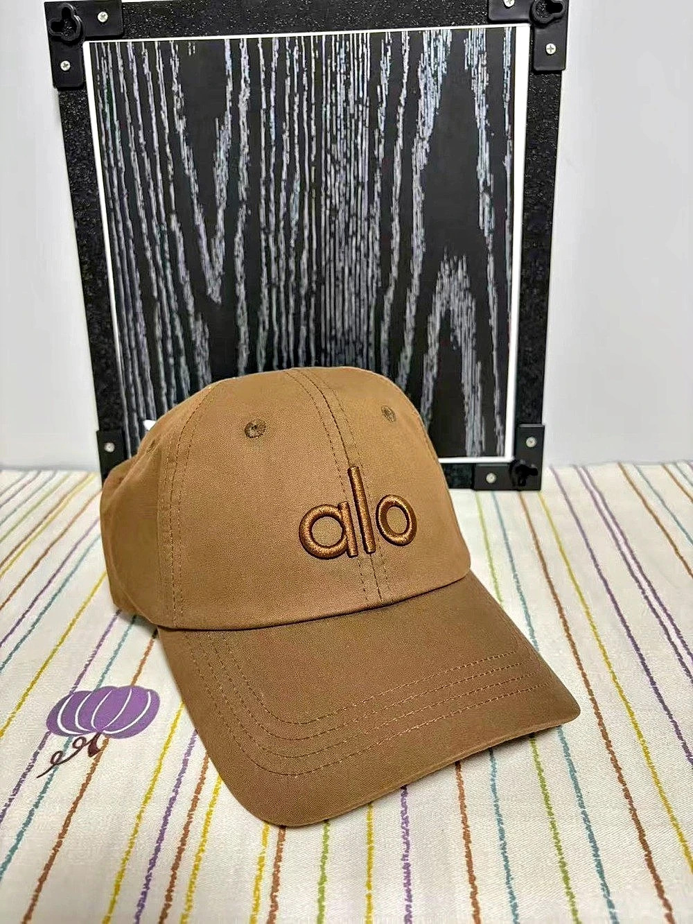 alo Baseball Cap in Brown NWT